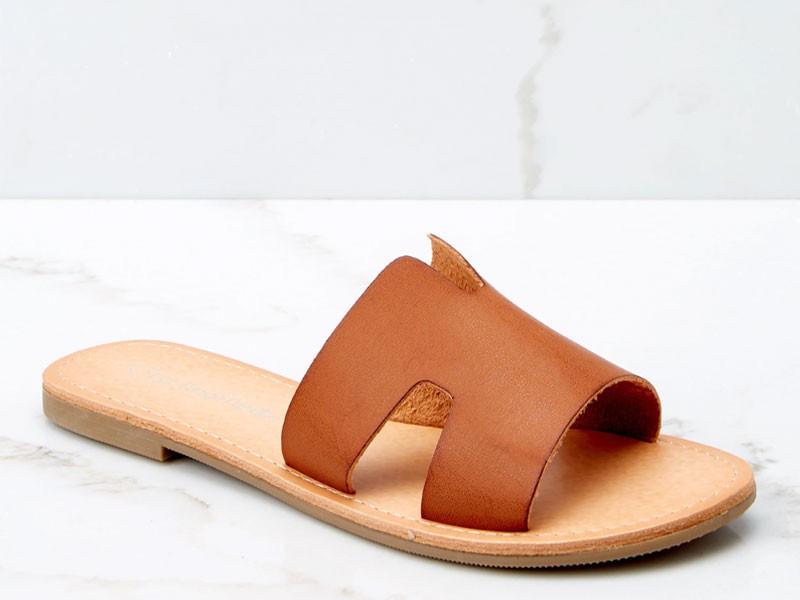 Make Things Easy Caramel Brown Sandals For Women