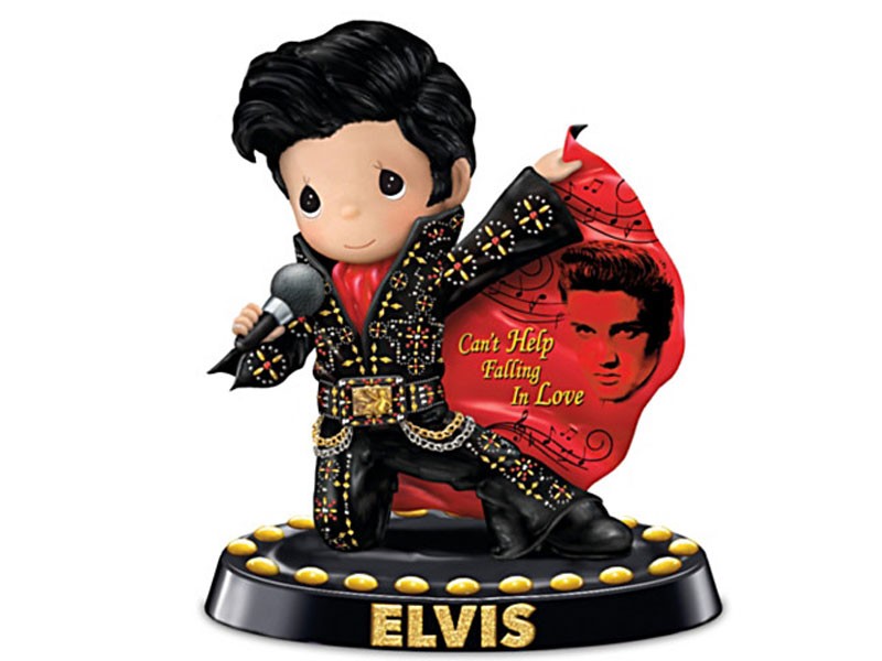 Precious Moments Can't Help Falling In Love Elvis Figurine