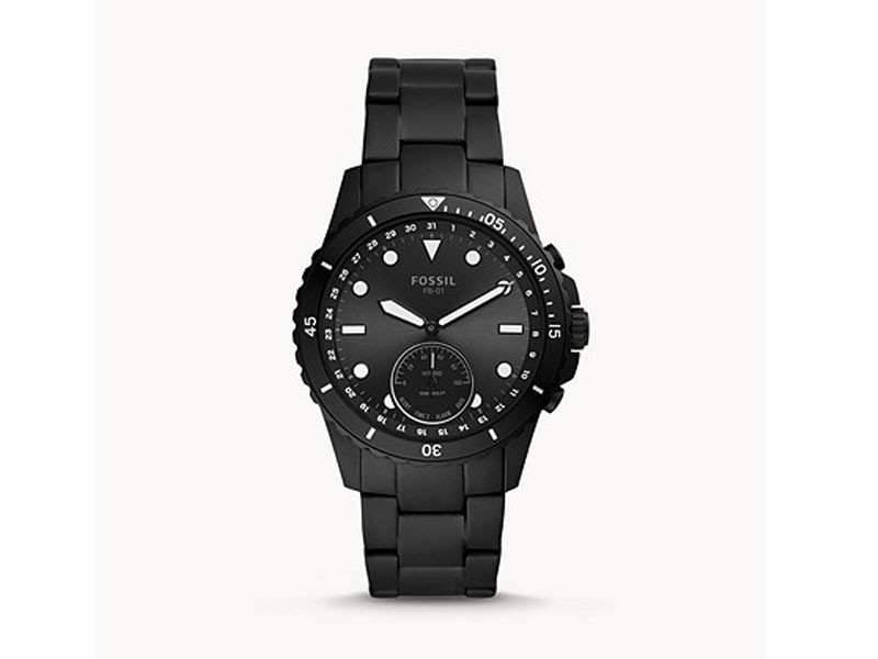 Hybrid Smartwatch FB-01 Black Stainless Steel