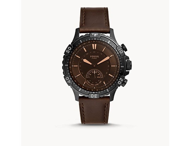 Hybrid Smartwatch Garrett Brown Leather