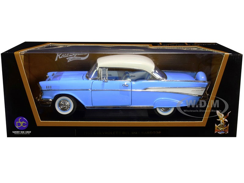 Chevrolet Bel Air Hardtop Light Blue with White Top