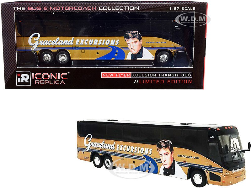 Motor Coach Bus Graceland Excursions Birthplace of Elvis Presley Tour