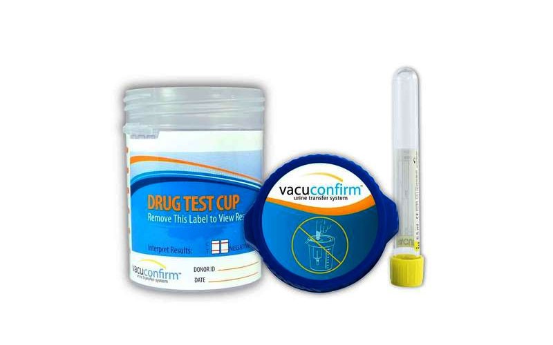 12 Panel DrugConfirm™ Urine Drug Test Cup + VacuConfirm™