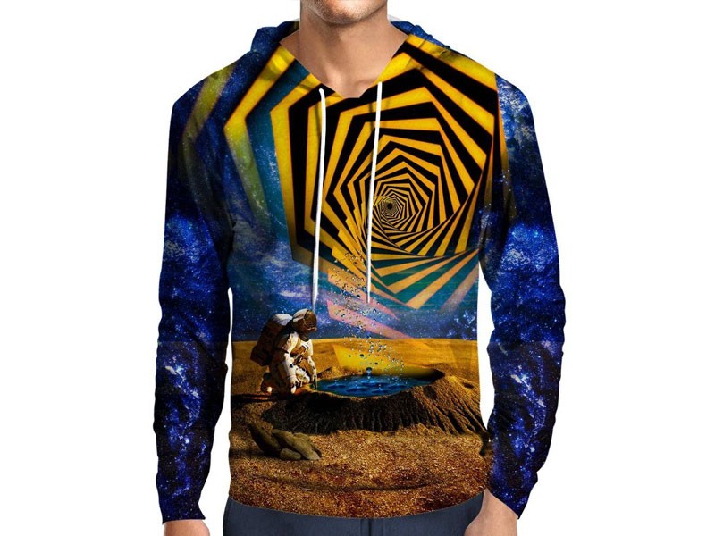 Astronaut Yellow Portal Hoodie For Men