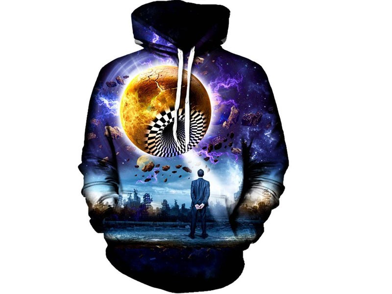 Men's Planetary Hole Hoodie