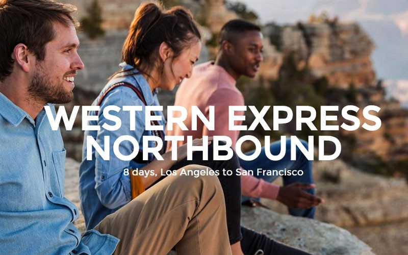 8 Days Western Express NorthBound in United State, North America