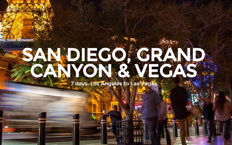 7 Days San Diego, Grand Canyon & Vegas In United State'S North America