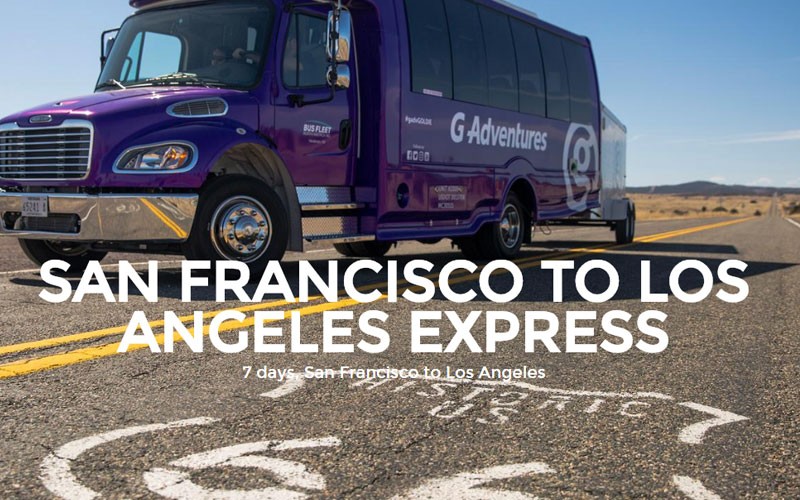 7 Days San Francisco To Los Angeles Express In United State'S North America