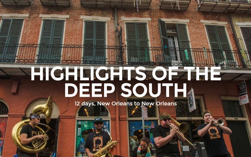 12 Days Highlights Of The Deep South In United State'S North America