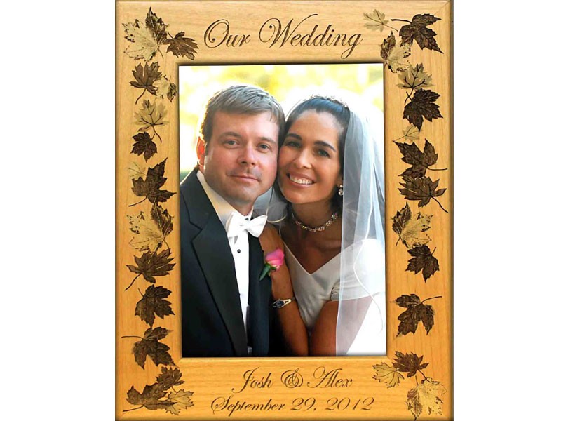 Our Fall Wedding Frame