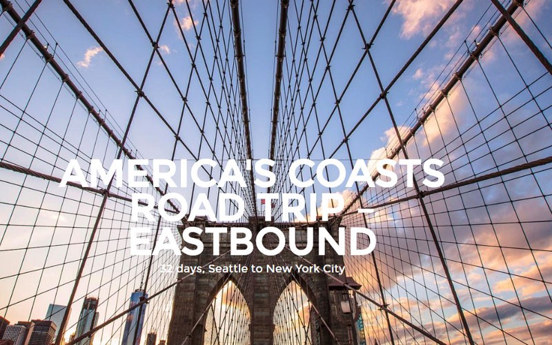 32 Days America'S Coasts Road Trip – Eastbound In United States North America