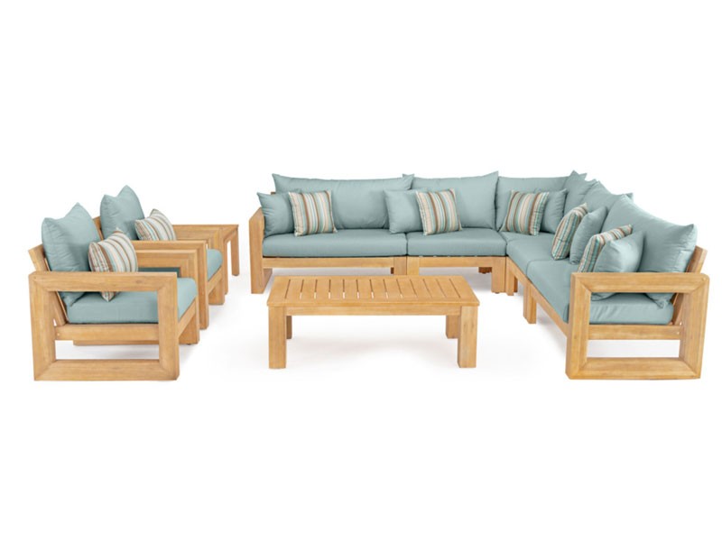 Benson 9 Piece Seating Set Bliss Blue