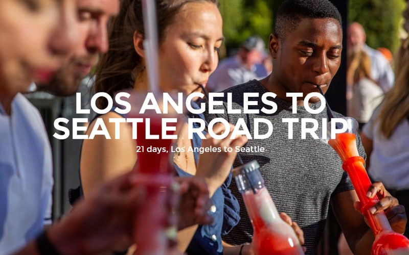 21 Day Los Angeles To Seattle Road Trip In United States North America