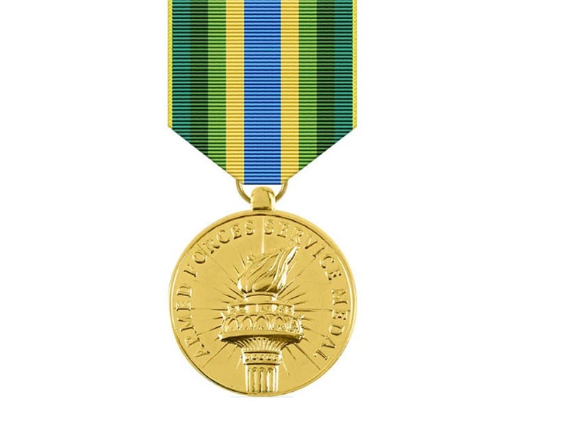 Armed Forces Service Anodized Medal
