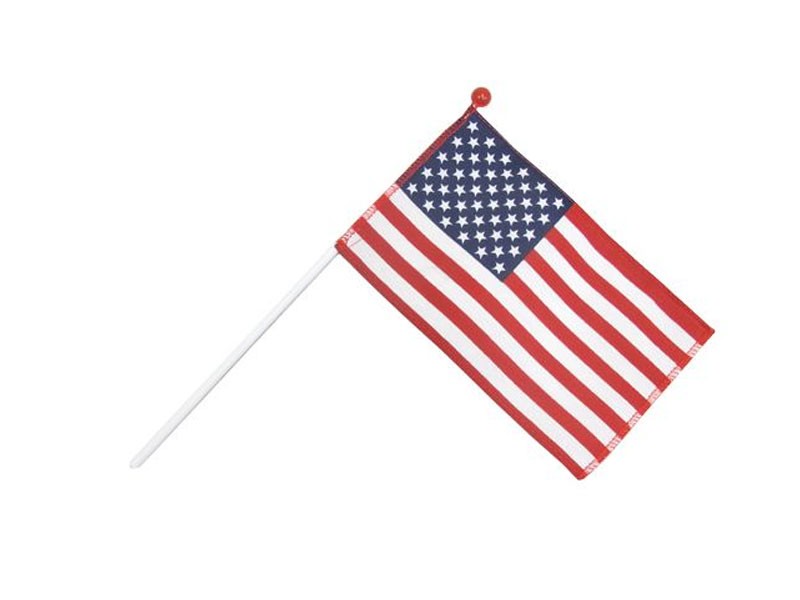 Safety Style Mini U.S. Flag