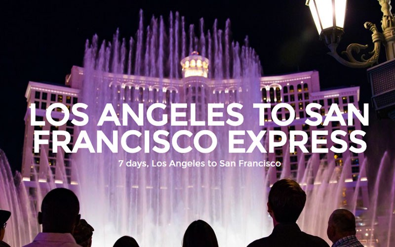 7 Days Los Angeles To San Francisco Express In United States North America