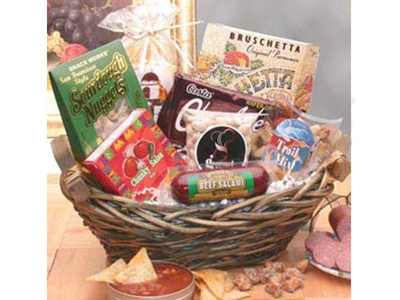 A Trendy Snack Gift Basket