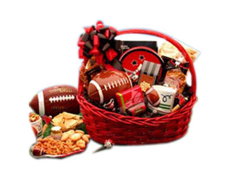 Fanatic Of Football Gift Basket