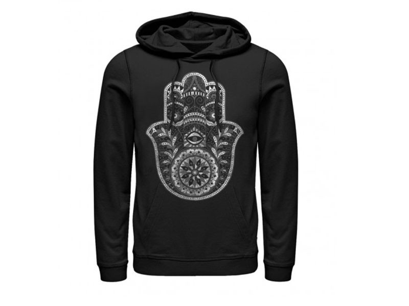 Women's Henna Hamsa Hand Hoodie