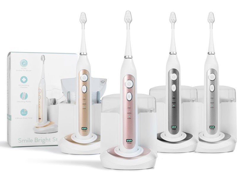 Platinum Edition Elite Sonic Toothbrush with UV Sanitizing Charging Base