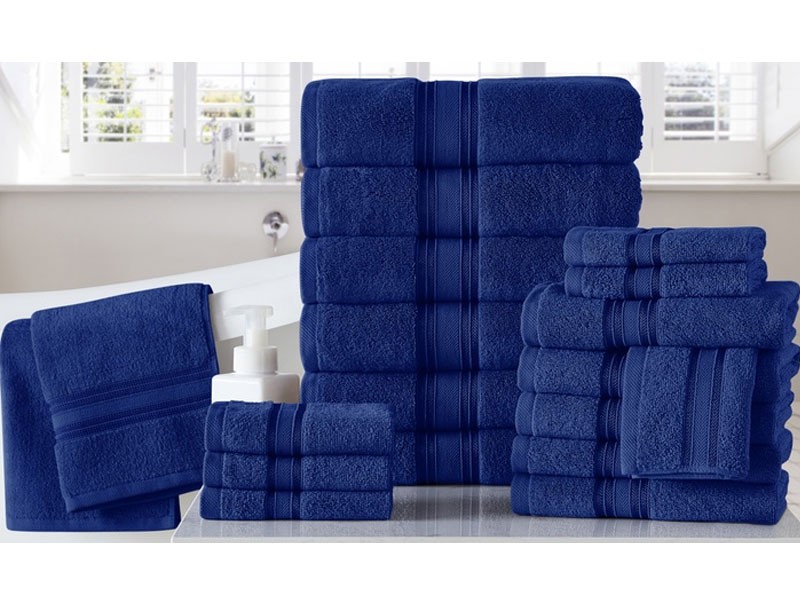 Spa Collection 100% Cotton Zero-Twist Towel Set