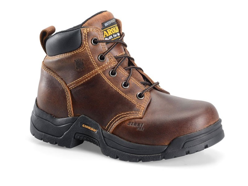 Women's 6 Inch Waterproof Broad Steel Toe Work Boot