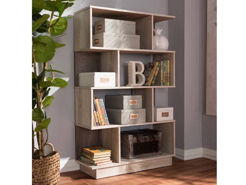 Baxton Studio Teagan Display Bookcase