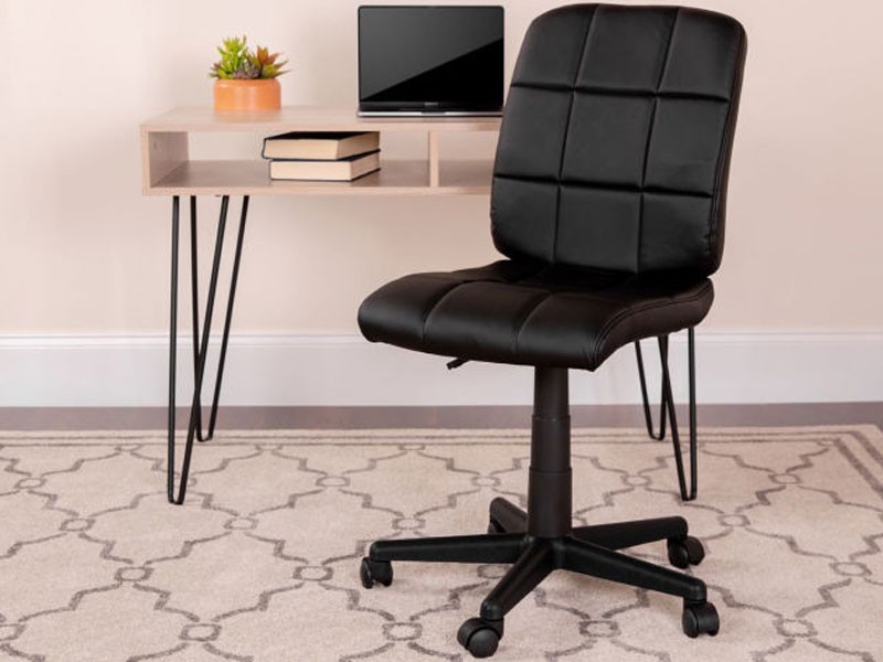 Flash Furniture Mid-Back Quilted Swivel Task Office Chair