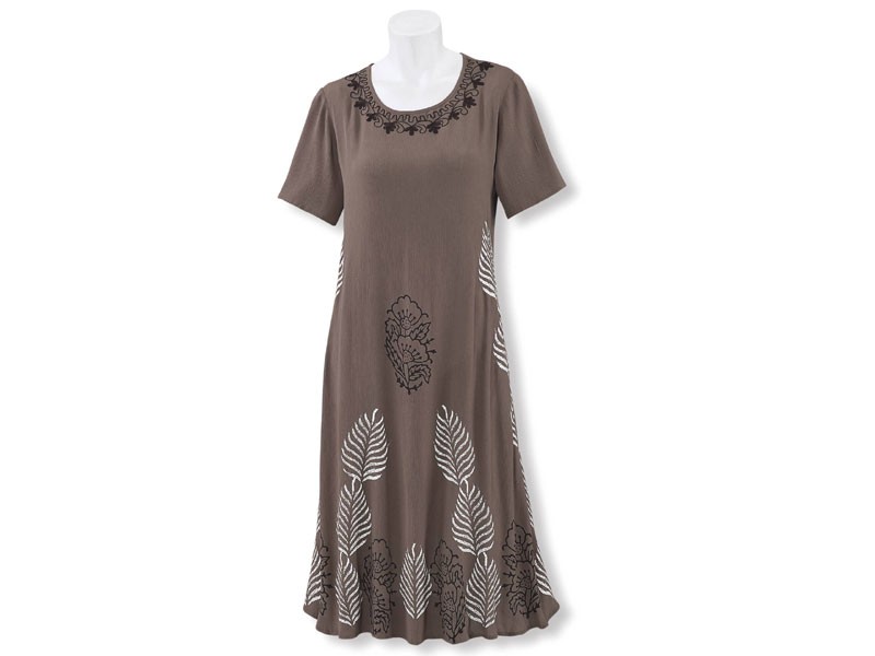 Fern-Leaves Dress For Women