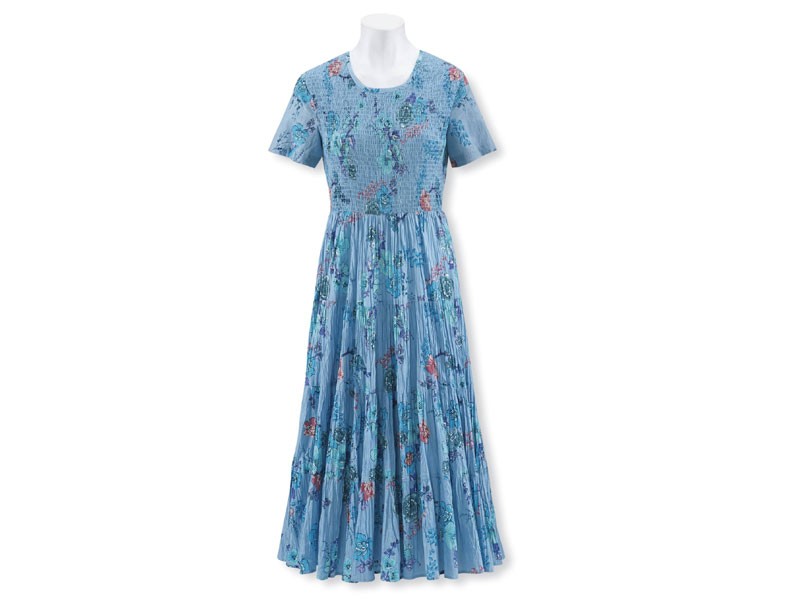 Women's Smocked Floral Dress