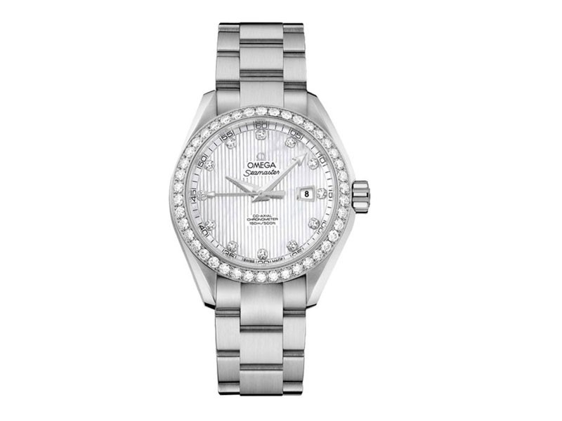 Omega Seamaster Aqua Terra Diamond Women's Watch 231.15.34.20.55.001