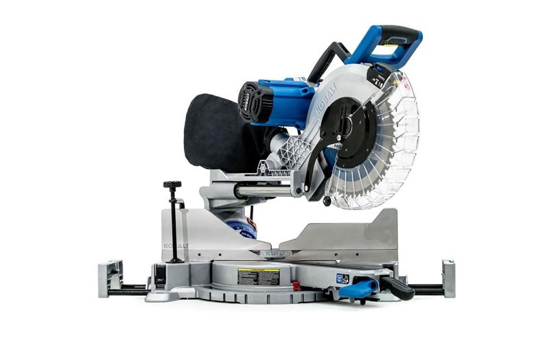 Kobalt 12-in 15-Amp Dual Bevel Sliding Laser Compound Miter Saw