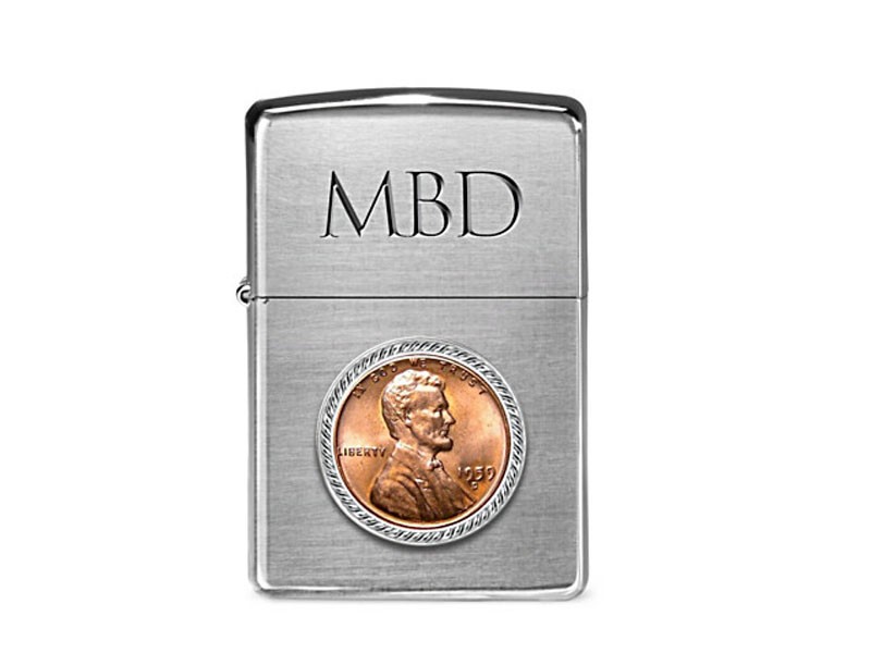 Personalized Zippo Lighter With Your Birth-Year Penny