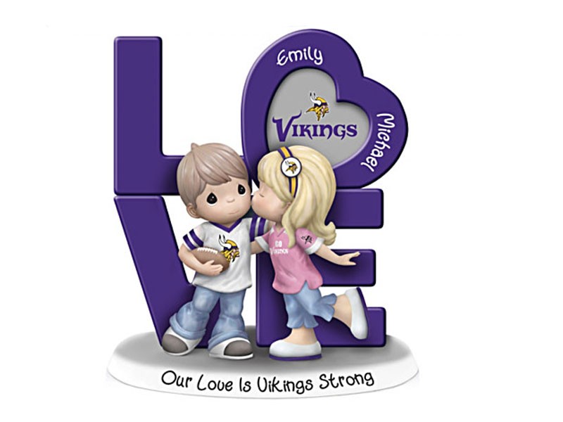 Precious Moments Vikings Personalized Couple Figurine