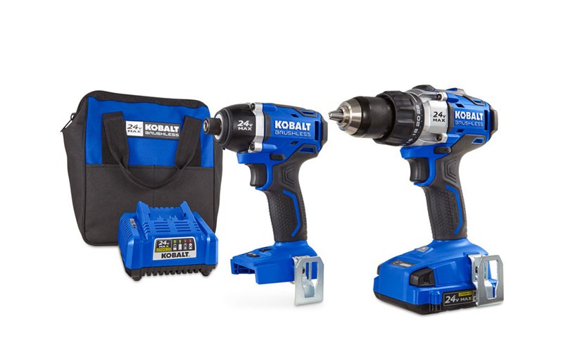 Kobalt 2-Tool 24-Volt Max Lithium Ion Brushless Cordless Combo Kit