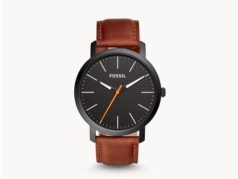 Luther Three-Hand Brown Leather Watch For Men