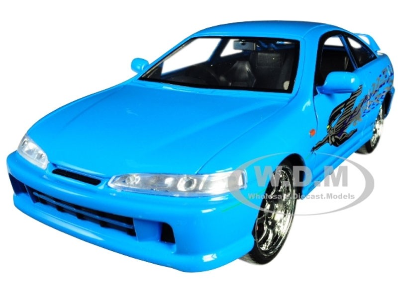 Mia's Acura Integra RHD (Right Hand Drive) Blue Model Car