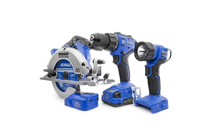 Kobalt 4-Tool 24-volt Max Brushless Power Tool Combo Kit