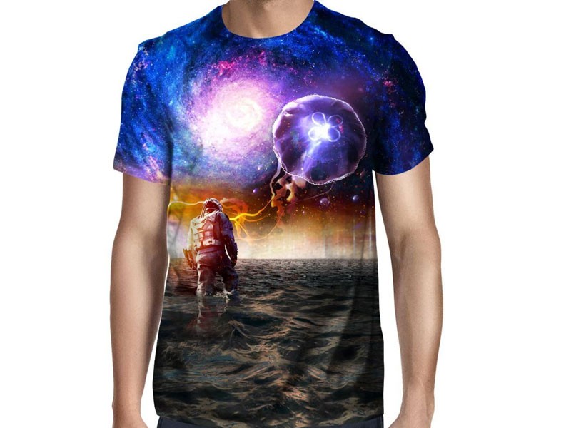 Galactic Jellyfish T-Shirt For Men