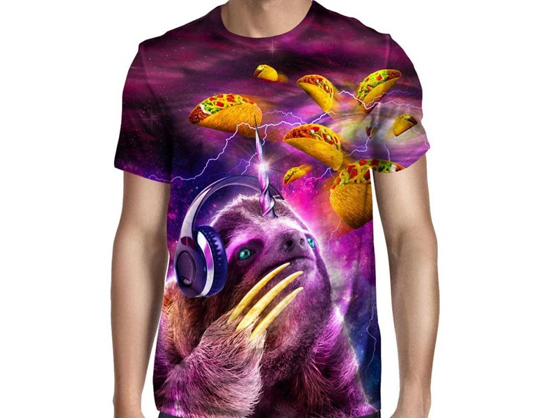 Men's Unicorn Sloth T-Shirt