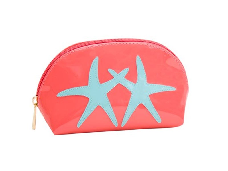 Watermelon Small Molly Case with Light Blue Double Starfish