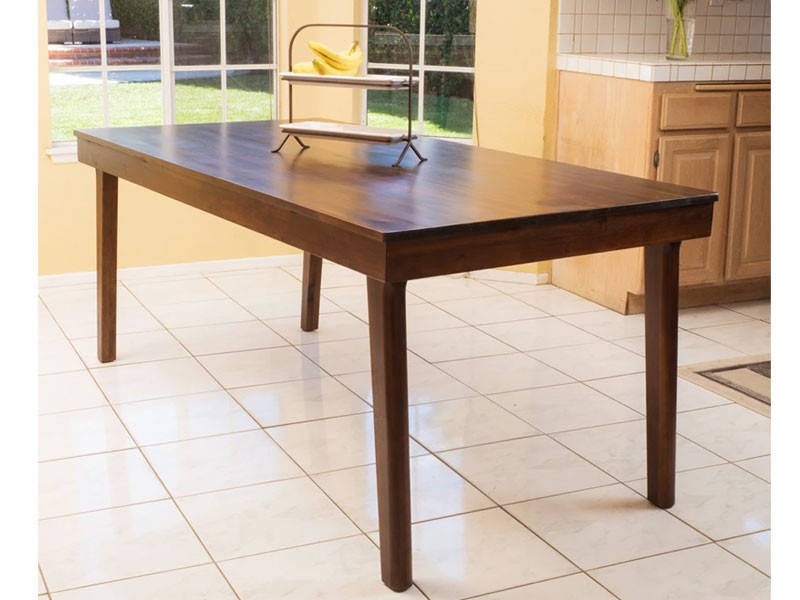 Adash Contemporary Mahogany Wood Dining Table