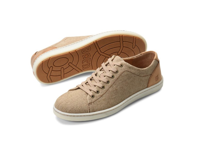 Born Artur In Natural Tan Fabric H62102 Casual Shoe For Men