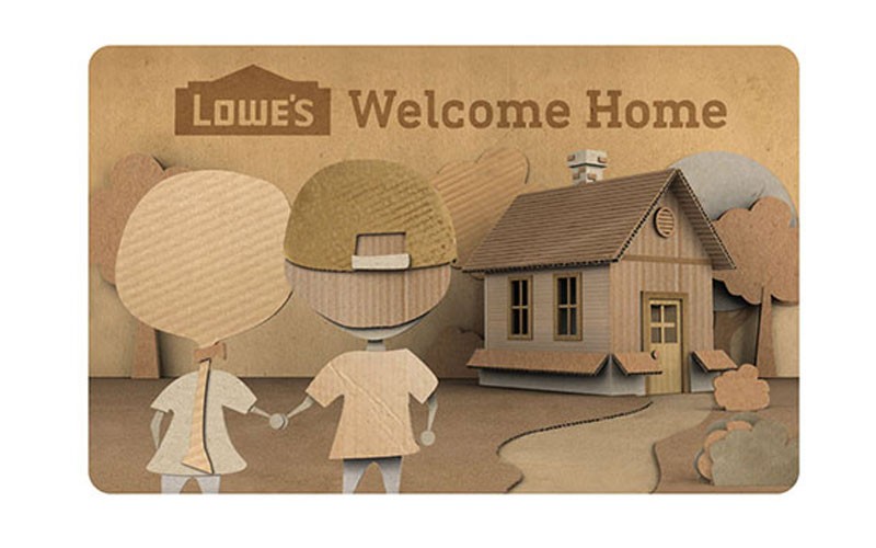 Lowe's Welcome Home Gift Card