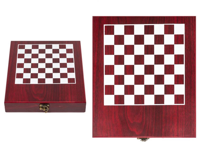 Chess Set Rosewood Finish