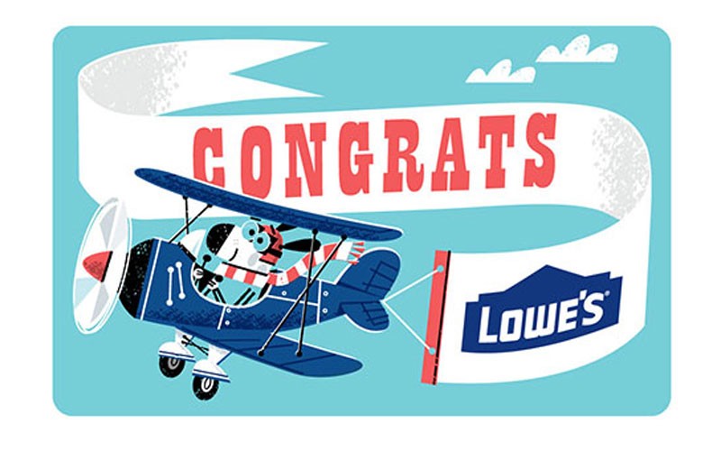 Lowe's Congrats Gift Card