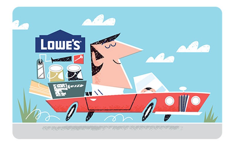 Lowe's Dad Car Gift Card