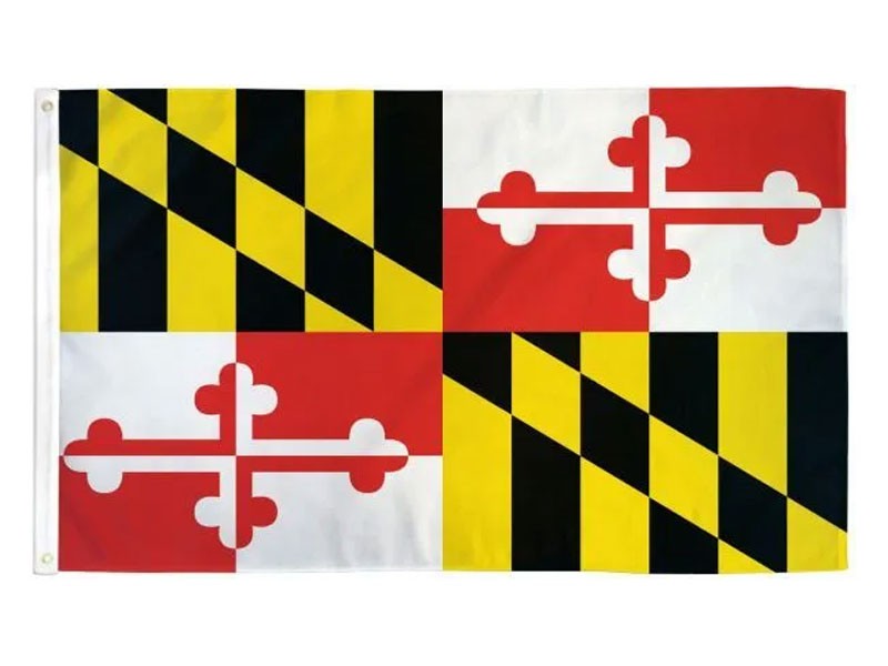 3’ X 5’ Poly Blend Maryland Flag