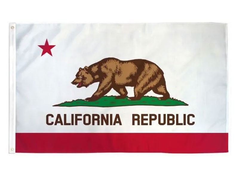 3X5' Poly Blend California Flag