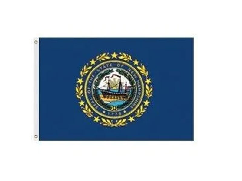 Outdoor New Hampshire Flags